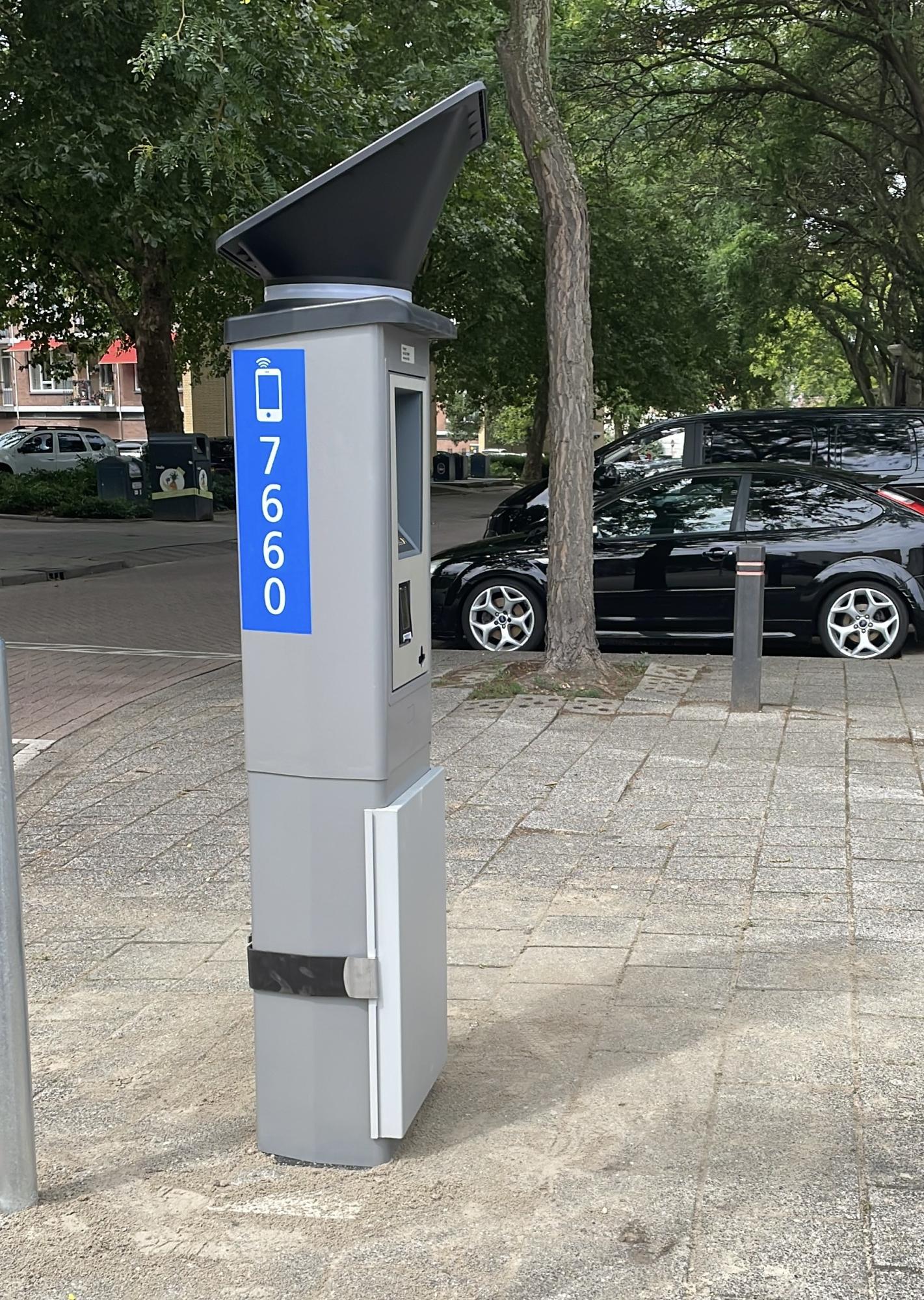 voorbeeld nieuw parkeerautomaat